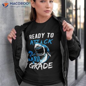 Ready To Attack 3rd Grade Boys Back School Shirt