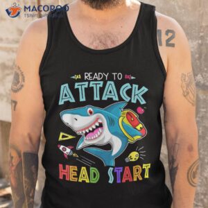 ready to attack head start boy back school sea animal shirt tank top