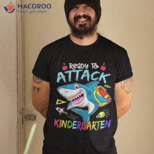 Ready To Attack Kindergarten Boy Back School Sea Animal Shirt