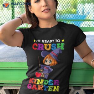 ready to crush kindergarten anime wizard girl back school shirt tshirt 1