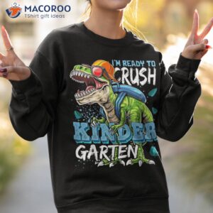 ready to crush kindergarten dinosaur back school boys shirt sweatshirt 2