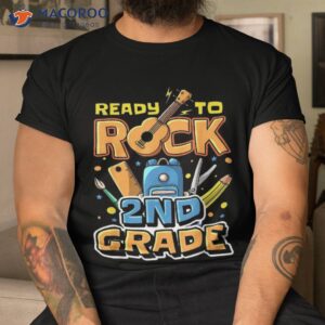 Ready To Rock 2nd Grade Back School Music Guitar Student Shirt