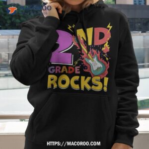 ready to rock 2nd grade teacher kids back to school costume shirt hoodie