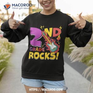 ready to rock 2nd grade teacher kids back to school costume shirt sweatshirt