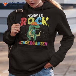 Ready To Rock Kindergarten Dinosaur Back School Boys Shirt