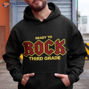 Ready To Rock The Third Grade Funny Back School Shirt