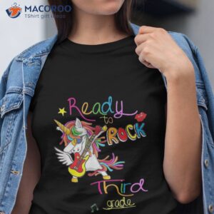 ready to rock third grade back school shirt tshirt