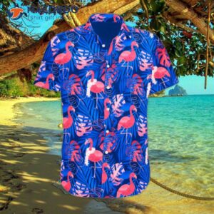 ready to wear a pink flamingo hawaiian shirt 0