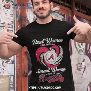 Real women love baseball smart women love the Toronto Blue Jays men's heart  shirt