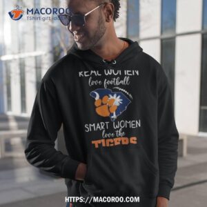 Real Women Love Football Smart Women Love The Clemson Tigers Map 2023 Shirt