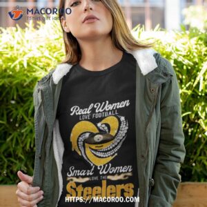 Real Women Love Football Smart Women Love The Pittsburgh Steelers Heart Diamond 2023 Shirt