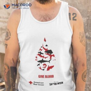 red cross shark week shirt tank top