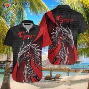 red dragon unisex hawaiian shirts 0
