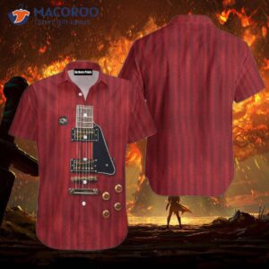 Red Hawaiian Guitar Shirts