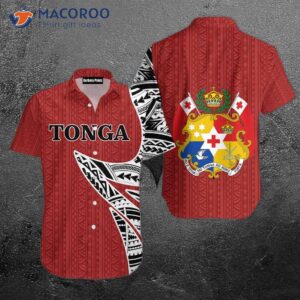 Red Hawaiian Tonga Shirts
