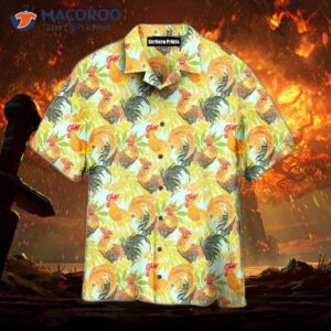 Red Rooster Chicken Whisperer Hawaiian Shirts