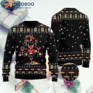 Red Wine Ugly Christmas Sweater