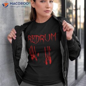 redrum halloween t shirt vintage horror movie gift costume tshirt 3