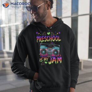 Retro 80s Preschool Is My Jam Back To School Shirt