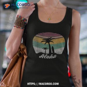 retro aloha hawaii hawaiian island palm beach surfboard surf shirt tank top 4