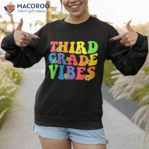 retro fifth 3rd grade vibes back to school teacher boys girl shirt sweatshirt