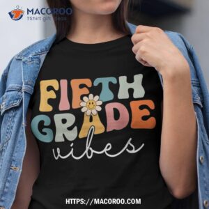 Kids 2nd Grade Vibes Messy Bun Girl Second Grade Back To Shirt