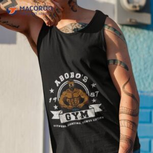 retro game double dragon abobos gym shirt tank top 1
