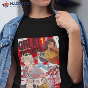 retro great pretender main characters spread anime shirt tshirt