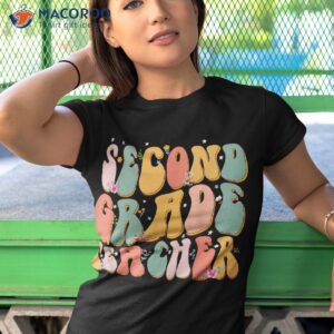 retro groovy second grade teacher back to school 2nd shirt tshirt 1