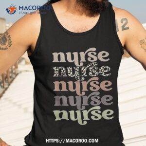 retro leopard nurse life registered nurse tee nurse s day shirt tank top 3