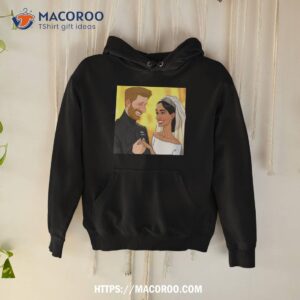 Retro Meghan And Harry Cartoon Arshirt