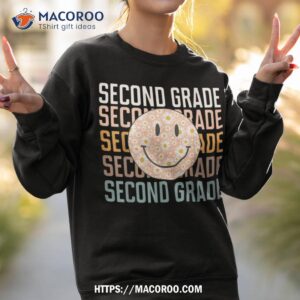 retro second grade teacher kid back to school 2nd grade team shirt sweatshirt 2