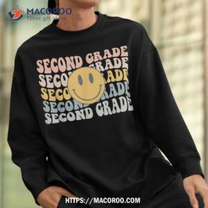 retro second grade teacher kid first day of school 2nd grade shirt sweatshirt