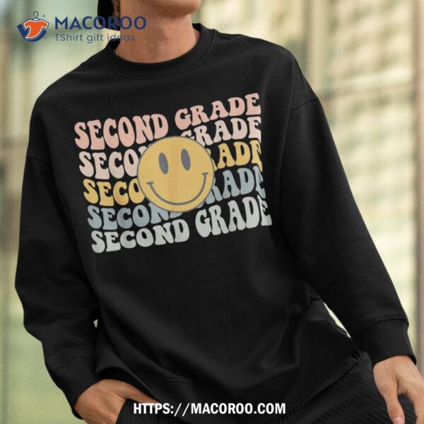 Retro Second Grade Teacher Kid First Day Of School 2nd Grade Shirt