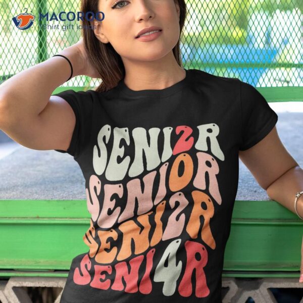 Retro Senior 2024 Class Of Back To School 24 Vintage Shirt