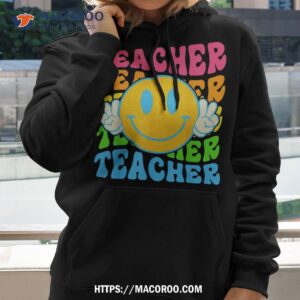 retro teacher happy smile face eletary school teacher shirt hoodie 2