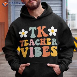 Retro Tk Teacher Vibes Colorful Back To School Shirt