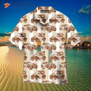 Retro Tropical Yellow Hawaiian Car Shirts