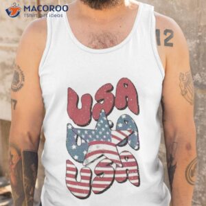 retro usa star flag svg funny 4th of july shirt tank top