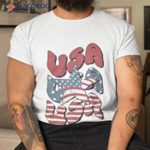 Retro Usa Star Flag Svg Funny 4th Of July Shirt