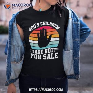 God’s Children Are Not For Sale Red White Blue Rainbow Shirt