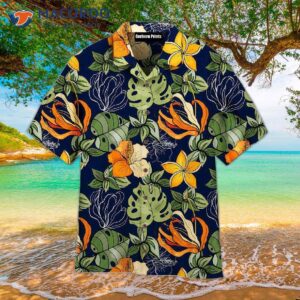 retro wild seamless tropical vintage pattern hawaiian shirts 0