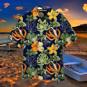 retro wild seamless tropical vintage pattern hawaiian shirts 1
