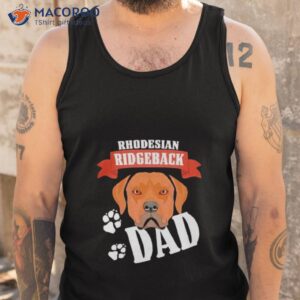 rhodesian ridgeback dad shirt tank top