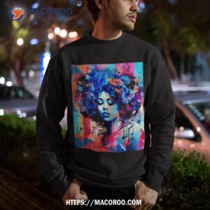 rhythm revival urban melodies in pop street art black woman shirt sweatshirt 5
