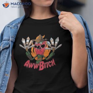 Rick And Morty Aww Bitch Knife Fingers Shirt Rick And Morty Aww Bitch Knife Fingers Shirt