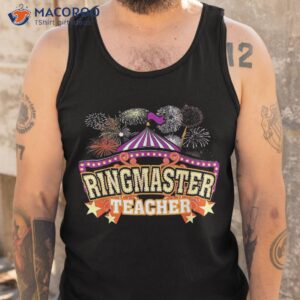 ringmaster teacher circus shirt carnival back to school tank top