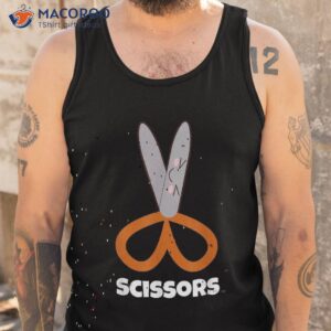 rock paper scissors shirt funny group halloween costumes tank top