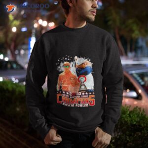 rocket mortgage classic champions 2023 rickie fowler signature shirt sweatshirt