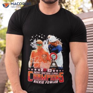 Rocket Mortgage Classic Champions 2023 Rickie Fowler Signature Shirt